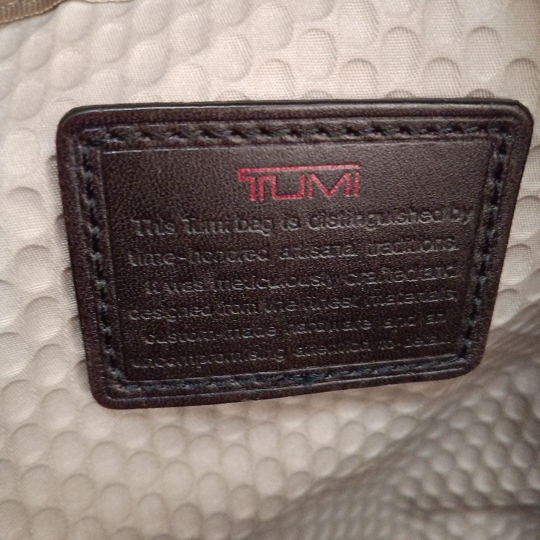 TUMI ボストンバッグ ブラウンレザー
