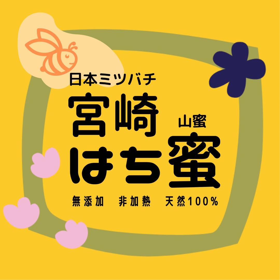 日本蜜蜂 純正ハチミツ 宮崎産 600g×2