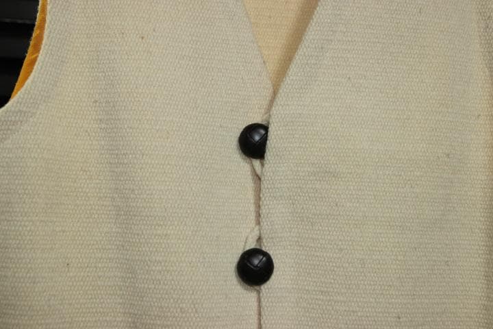 SHIPS 別注 ORTEGA'S オルテガ 無地 赤タグ ベスト ３８