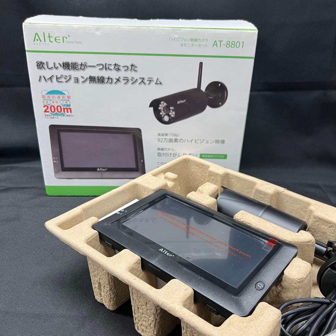 D2【保管品】ハイビジョン無線カメラ &モニターセット AT-8801