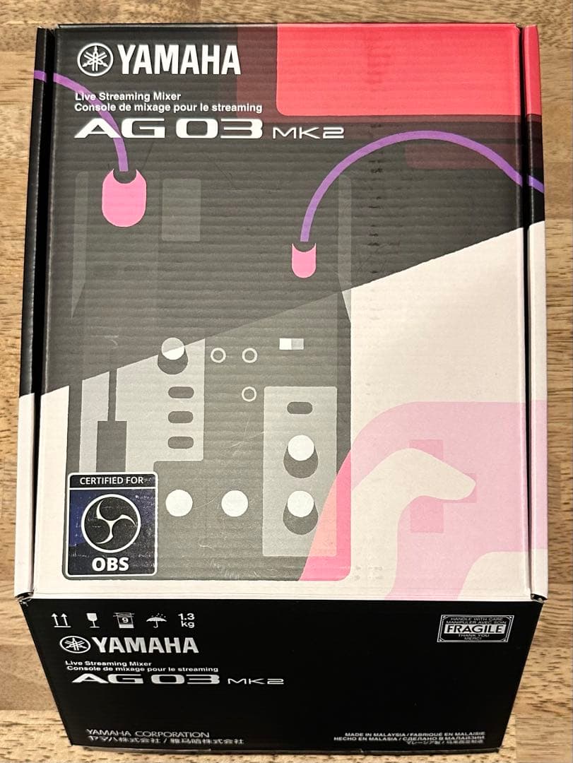 YAMAHA AG03 MK2 オーディオミキサー