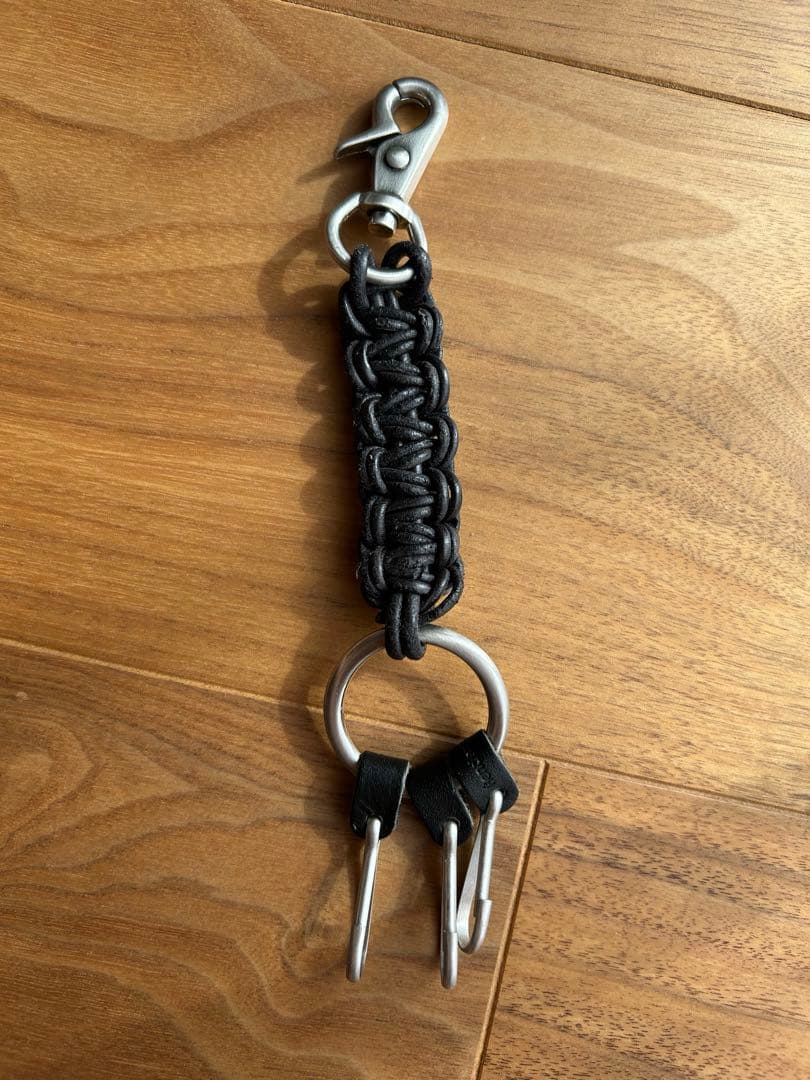 【新品】HenderScheme not army key flogキーリング黒
