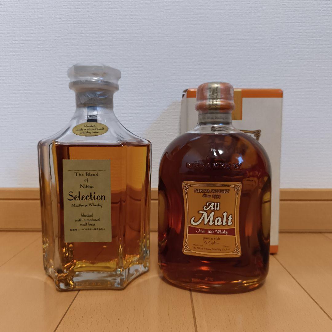 ニッカウイスキー ブレンドオブニッカセレクション & オールモルト２本セット
