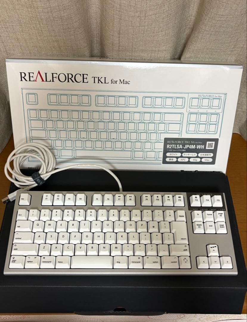 REALFORCE for Mac テンキーレス　R2TLSA-JP4M-WH
