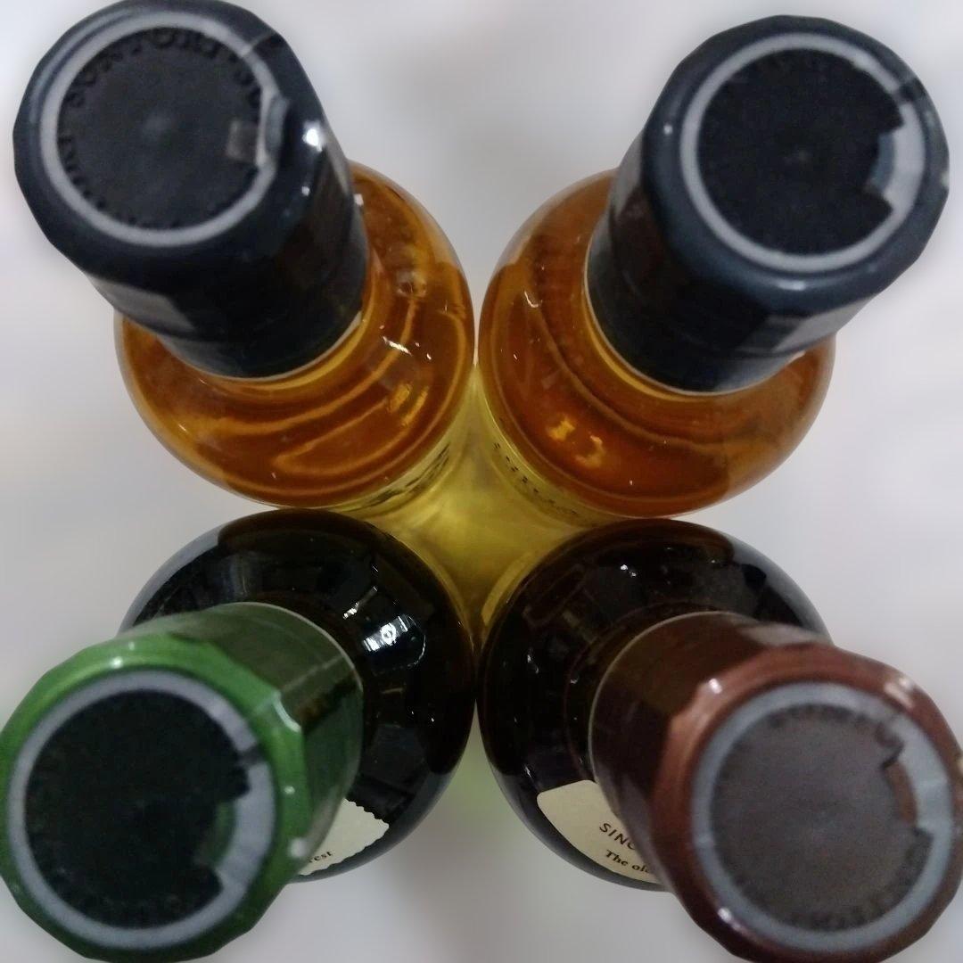 サントリー シングルモルトウイスキー 180ml4本セット