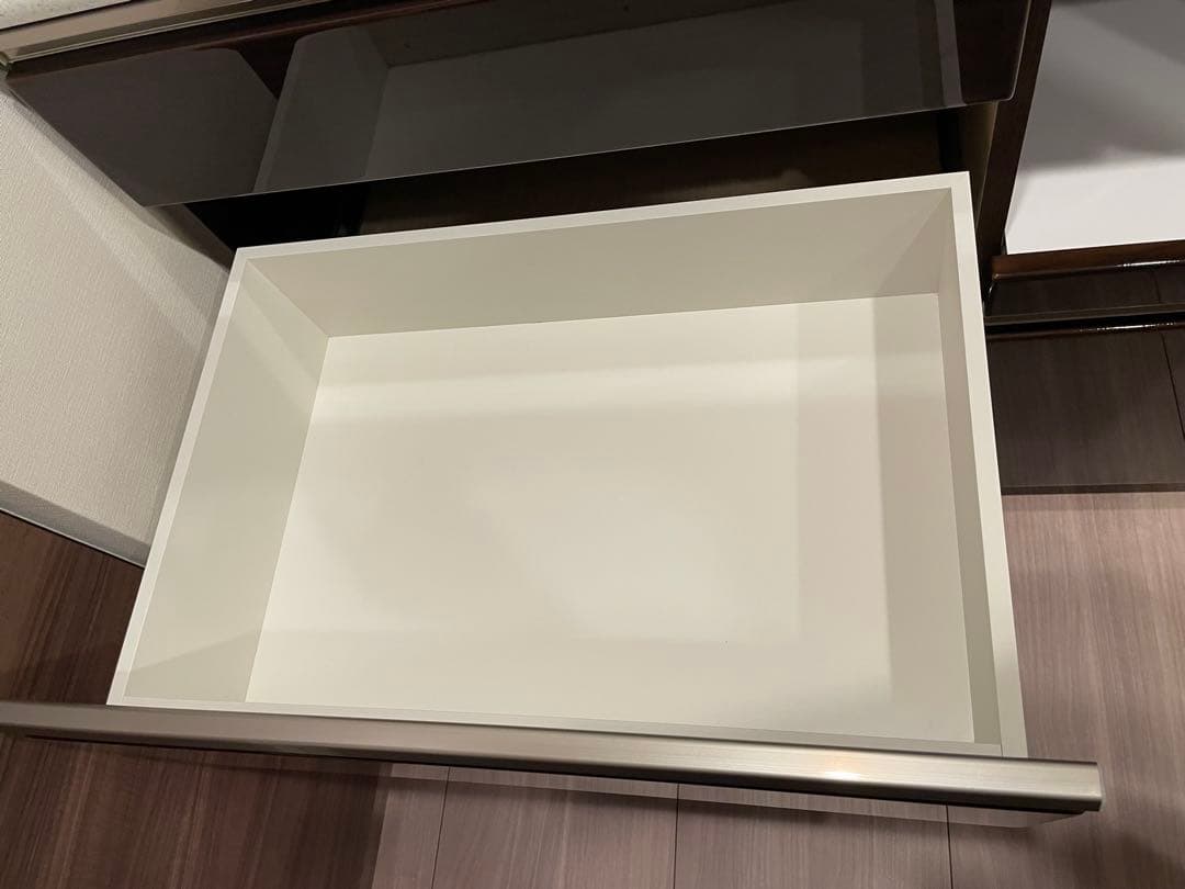 【美品】ニトリ　キッチンカウンター （アルミナ２ 100CT DBR）