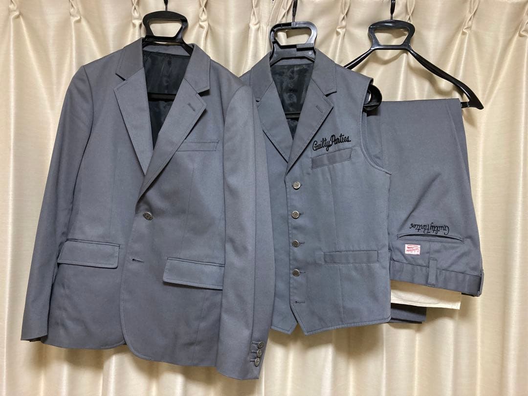 最終価格 WACKO MARIA ワコマリア スリーピース スーツ　グレー S