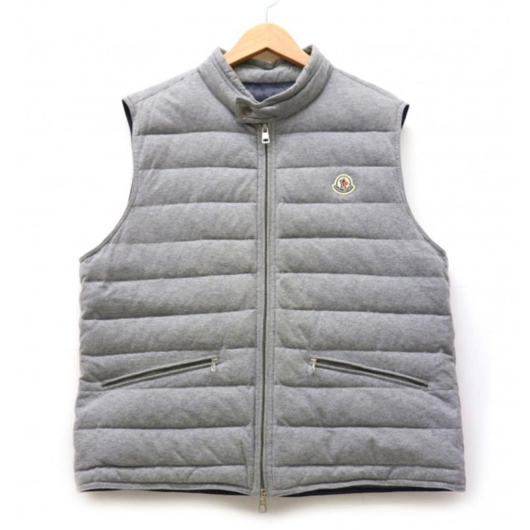 モンクレール　ダウンベスト　グレー