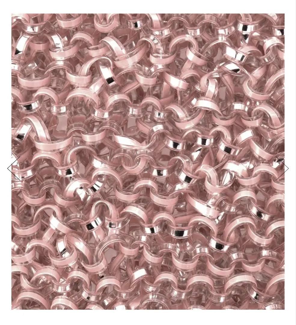 週末お値下げ♡スタンダードスクエア ミディアム(Dリング付き)フラミンゴシルバー