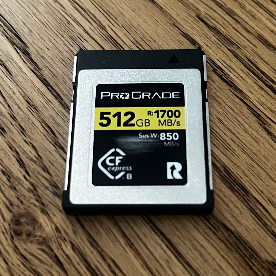 PROGRADE 512GB XQD CFexpress Bカード