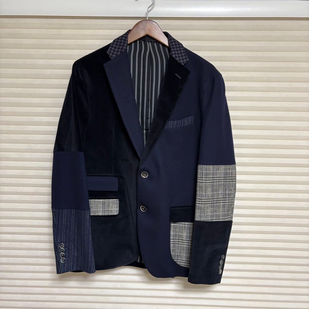 MITSUMINE “TRE MONT” 素材切り替えジャケット LL