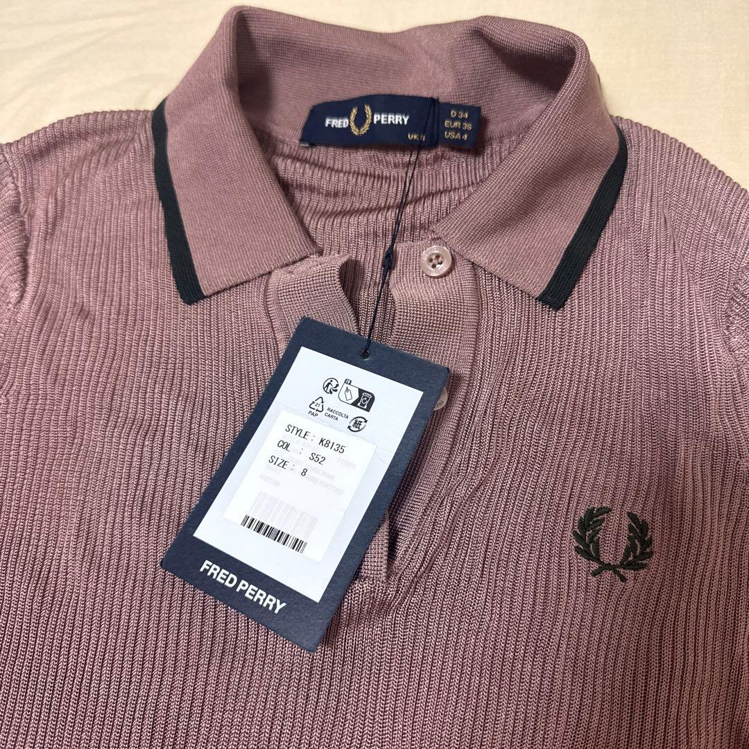【タグ付き新品】Ribbed Knitted Shirt FRED PERRY