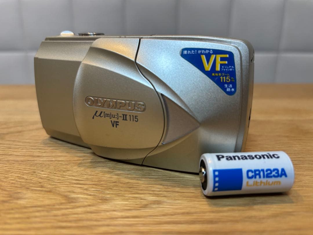 【完動品】【新品電池付】OLYMPUS μ -II 115 VF フィルムカメラ