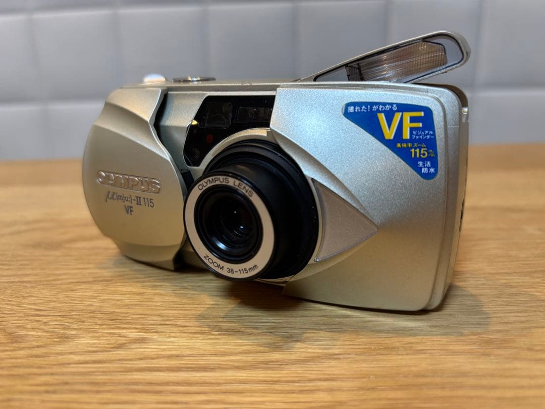 【完動品】【新品電池付】OLYMPUS μ -II 115 VF フィルムカメラ