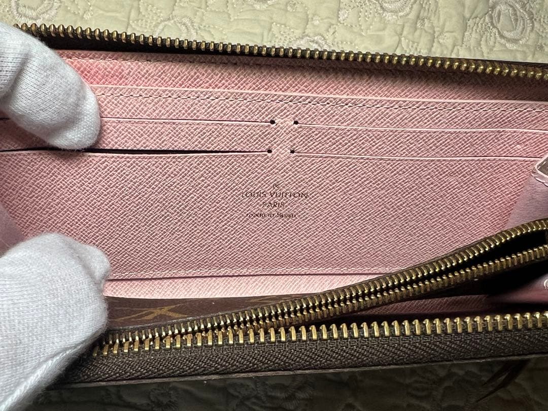 人気　ルイヴィトンクレマンスモノグラム 長財布 ローズバレリーヌ　ピンク