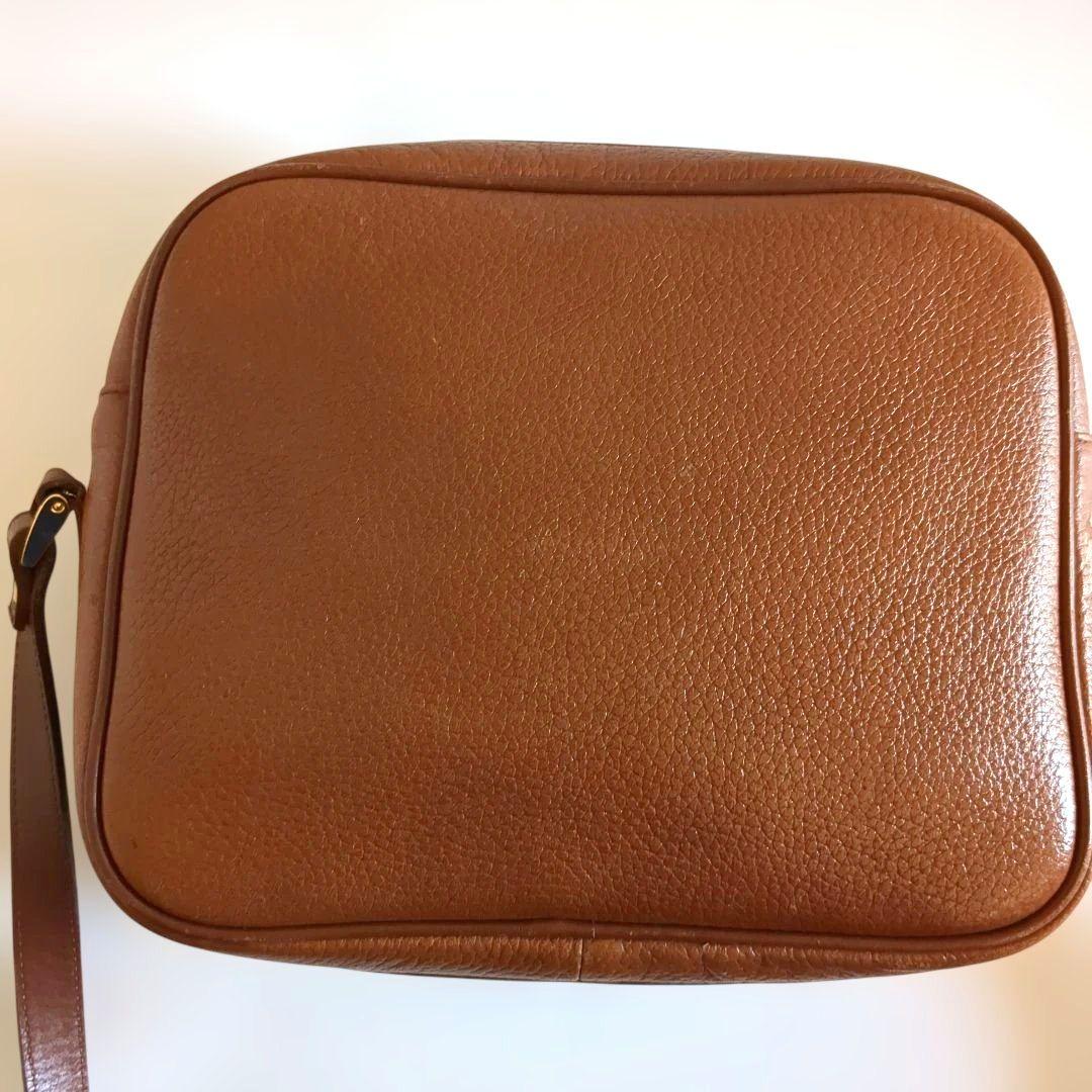 バーバリーズ ショルダーバッグ ホースロゴ ノバチェック柄 ロゴ型押し シボ革