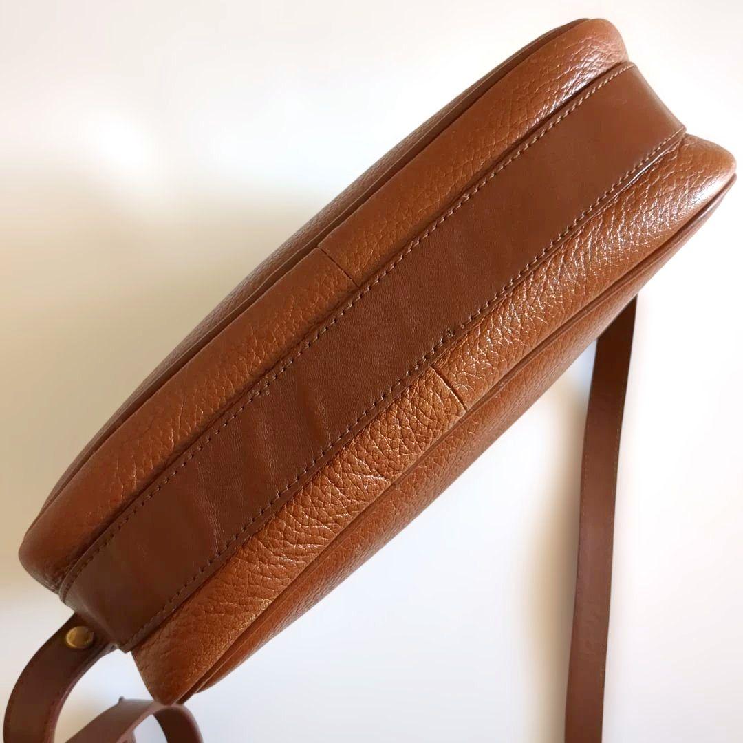 バーバリーズ ショルダーバッグ ホースロゴ ノバチェック柄 ロゴ型押し シボ革