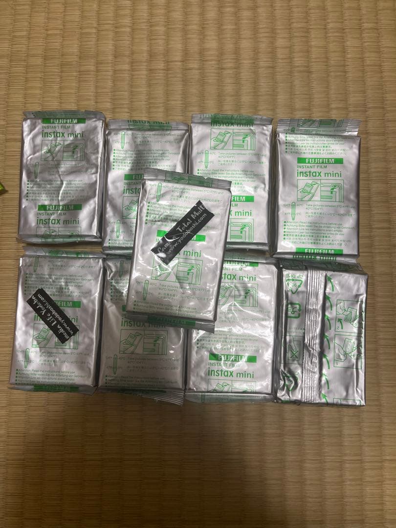 チェキフィルム instax mini 箱無し