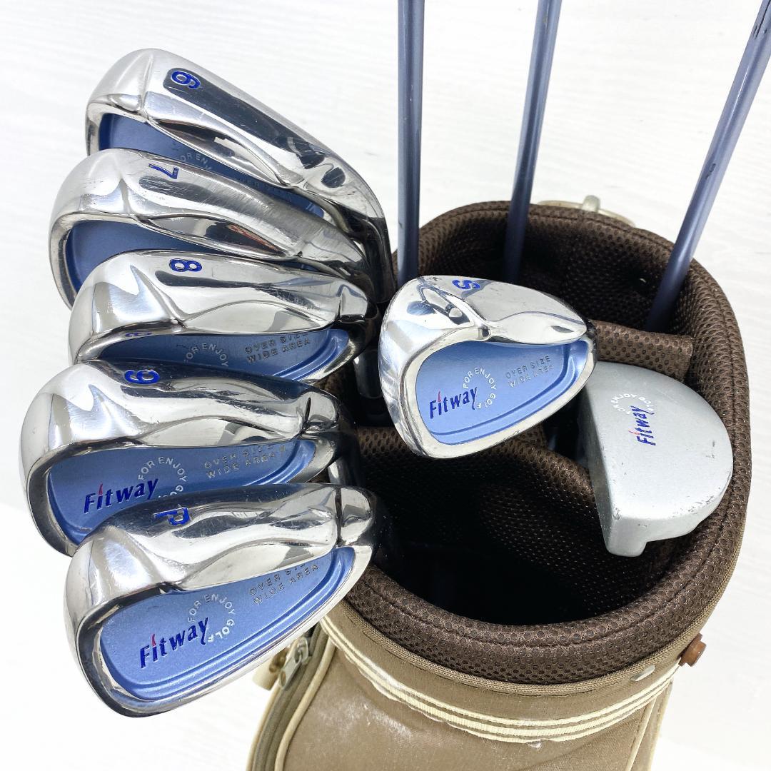 Fitway フィットウェイ レディース ゴルフ クラブ 初心者 セット