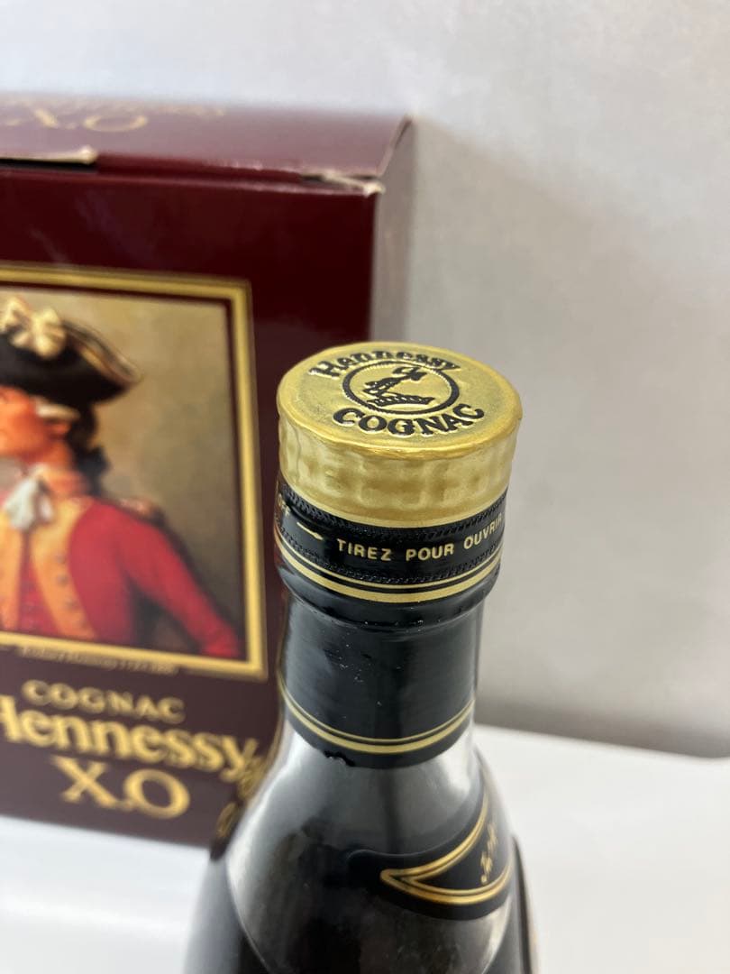 ヘネシー 金キャップ クリアボトル ブランデー 700ml 【A217】