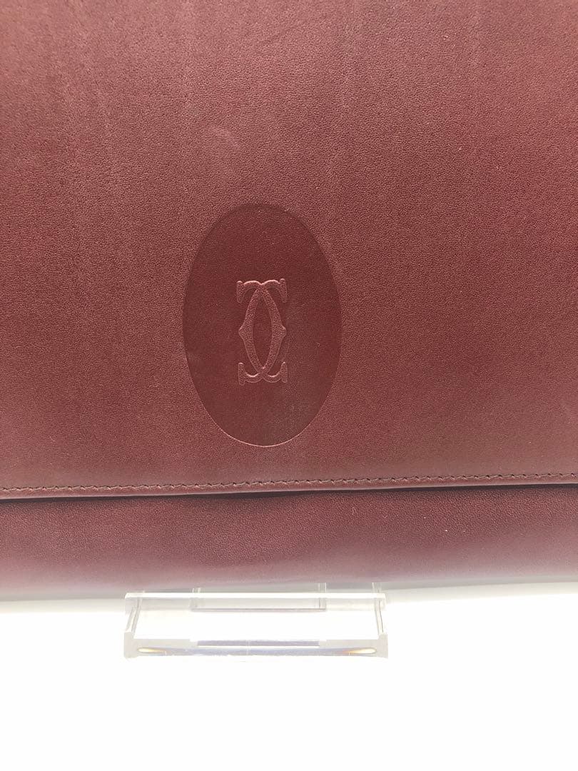 Cartier クラッチバッグ バーガンディ