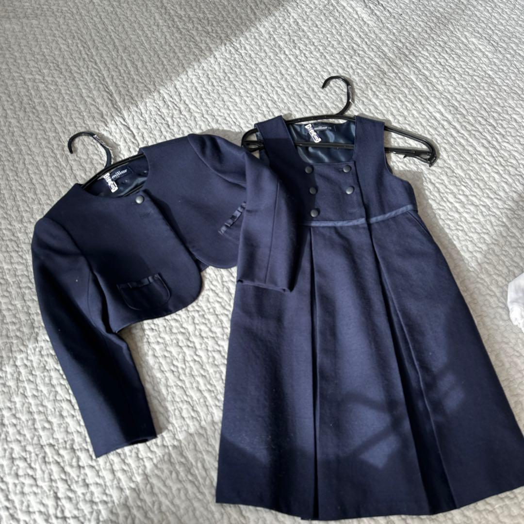 ファミリア　アンサンブル　110 ブラウス　ハンカチティッシュおまけつき