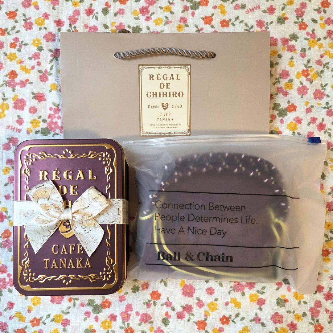 ■入手困難■カフェタナカ ボールアンドチェーン コラボバッグ&クッキー缶