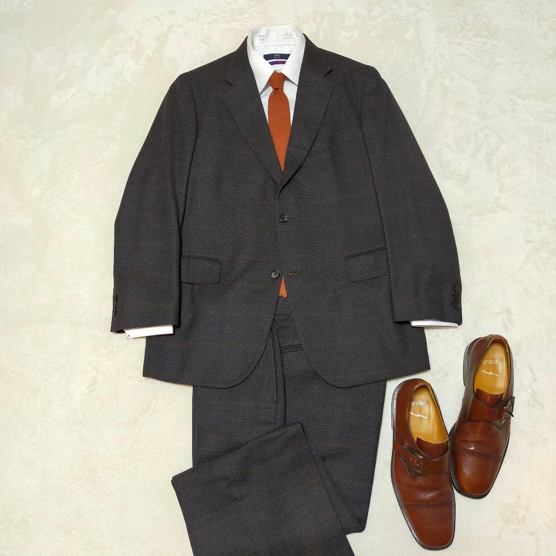 美品　英国製生地　J.PRESS PRESTIGE 　ブラウン系　スーツ