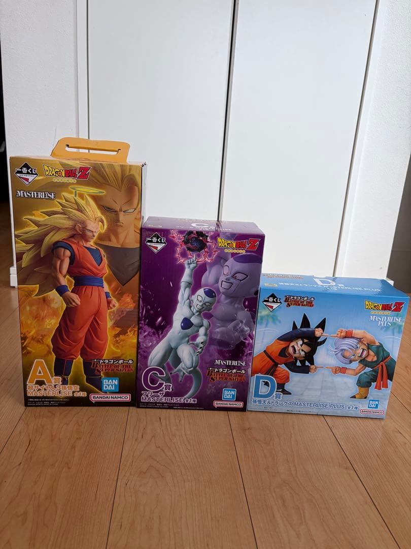 一番くじ ドラゴンボール フィギュア 3体セットA.C.D.賞　おまけ付