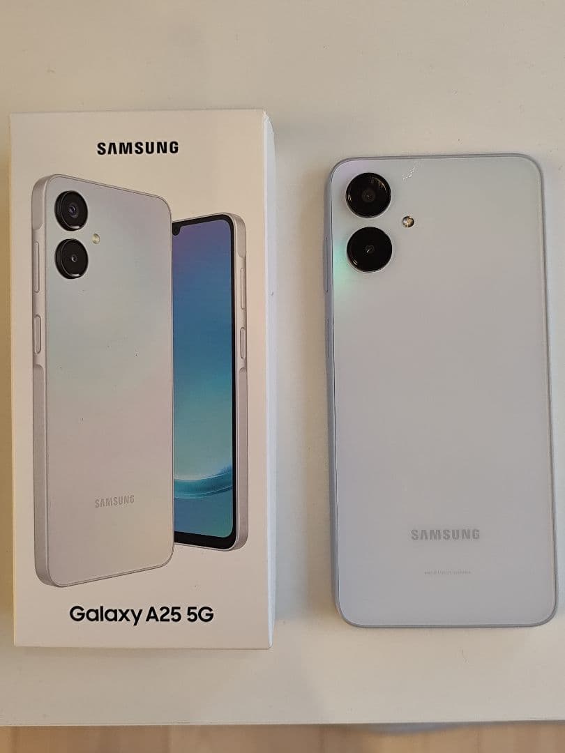 【即日発送・箱付き・中古美品】Galaxy A25 5G ライトブルー