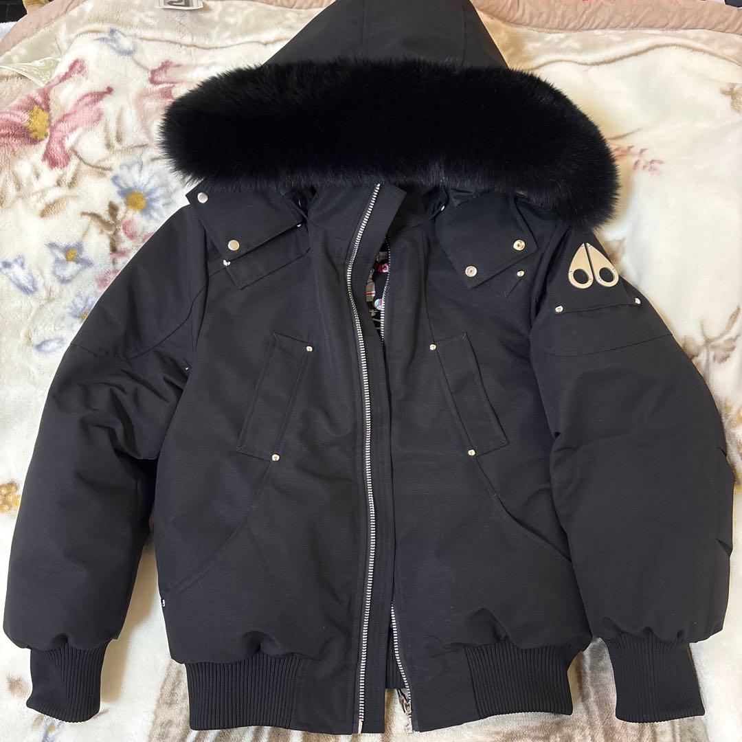 Moose Knuckles ブラックダウンジャケット　S
