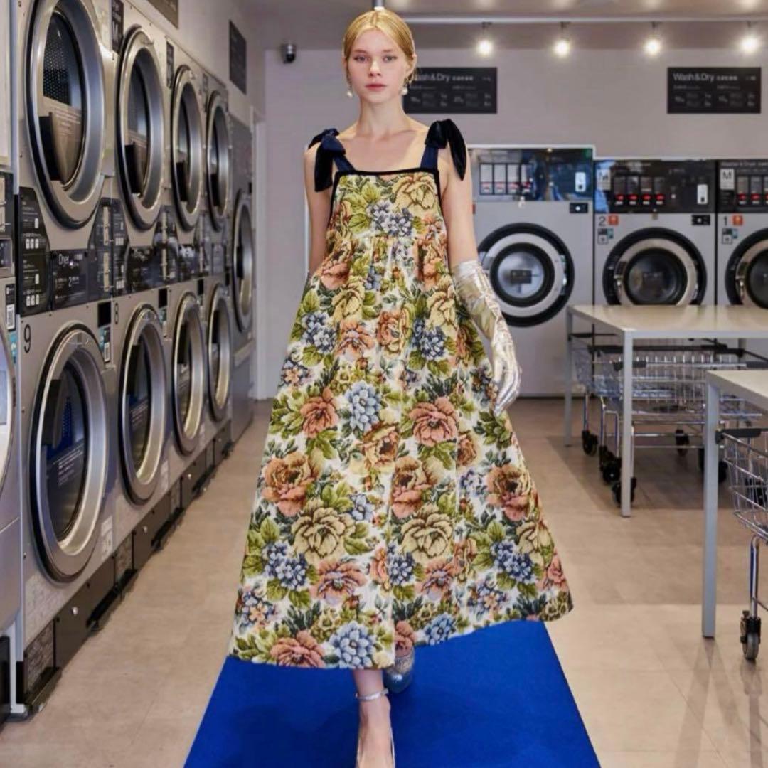 あさぎーにょ POPPY ゴブランリボンドレス　オケージョン