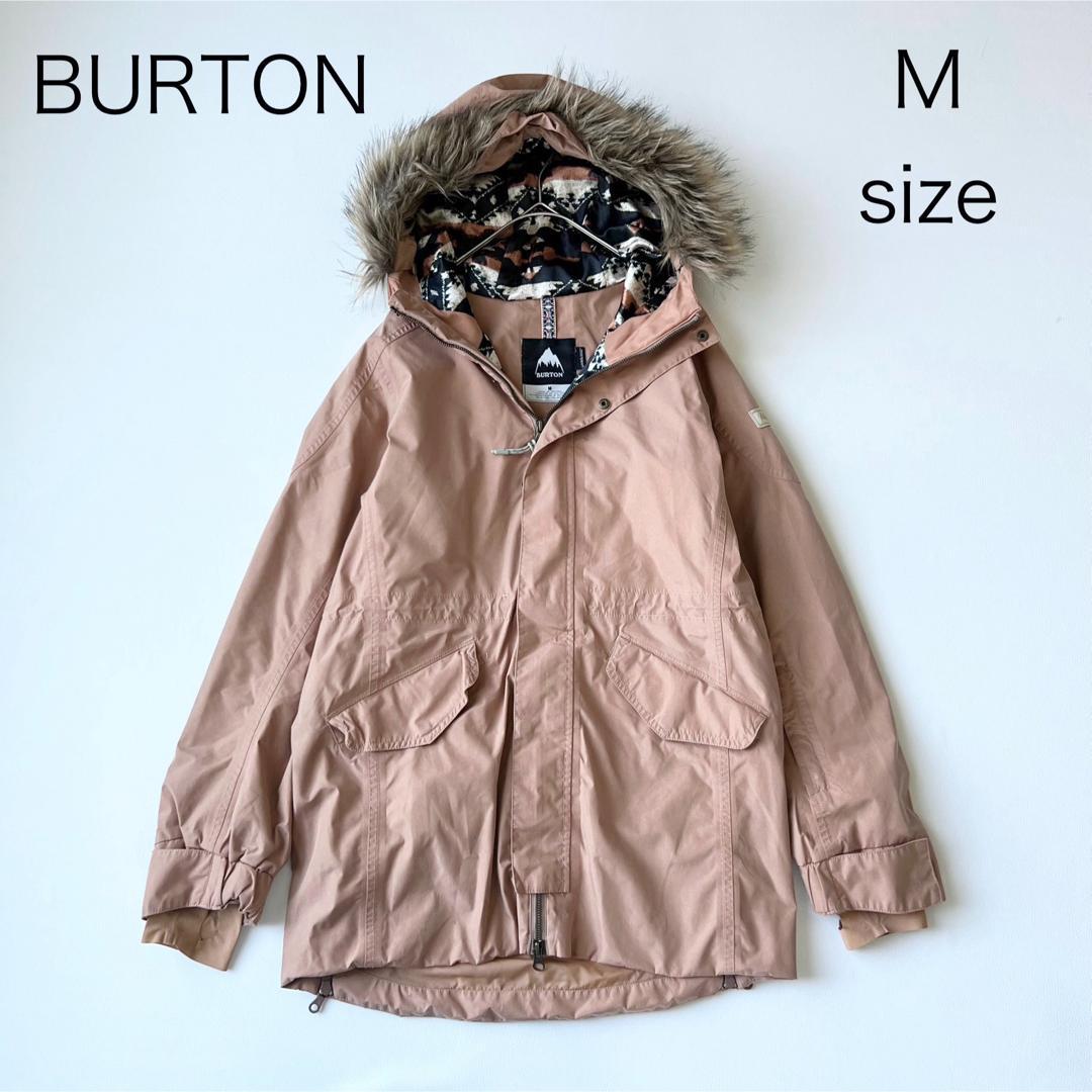 4922 バートン　ジャケット ゴアテックス　ファー付き ピンクベージュ　M