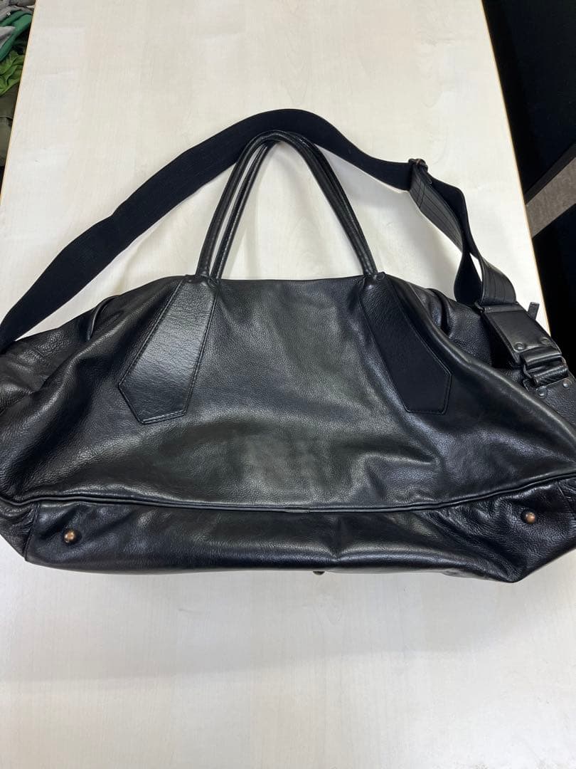 期間限定特別価格/AKM/レザー ボストンバッグ