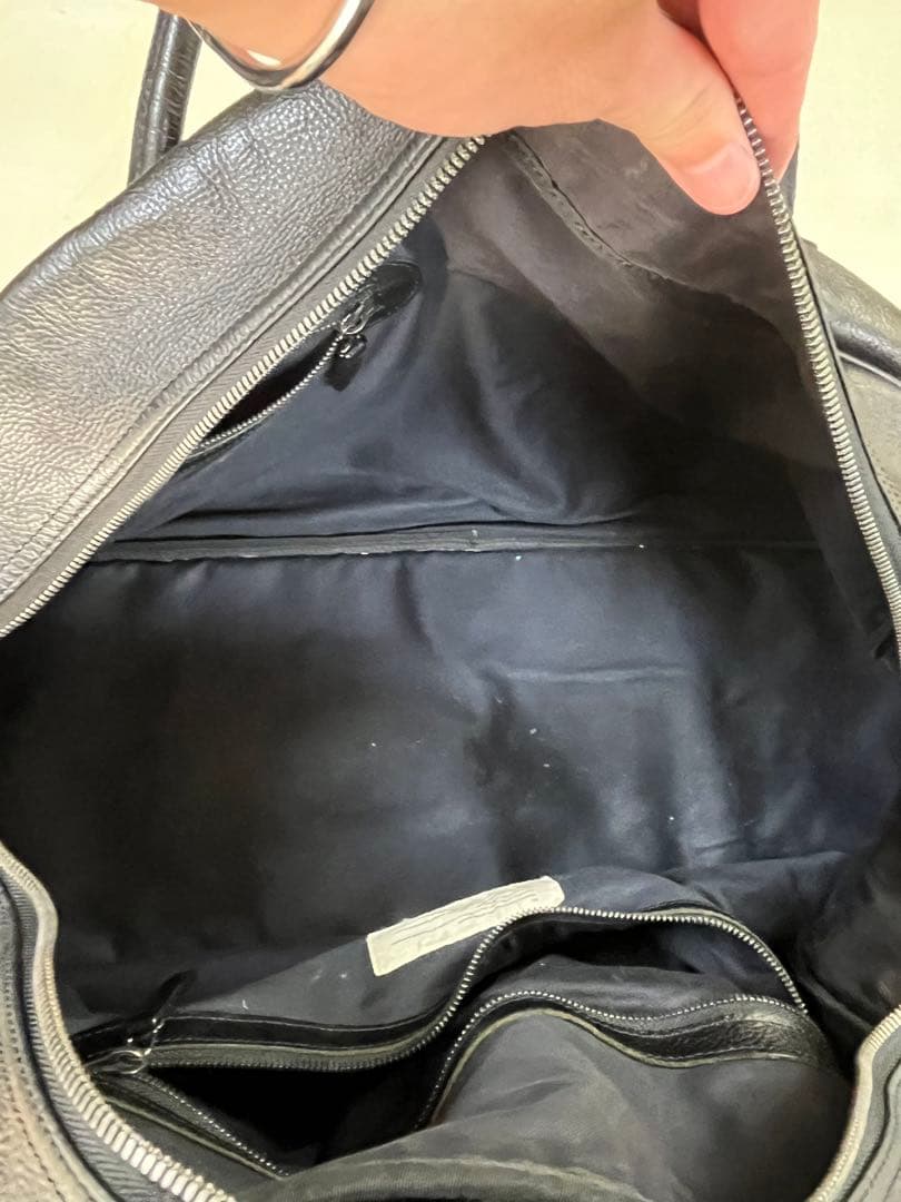 期間限定特別価格/AKM/レザー ボストンバッグ