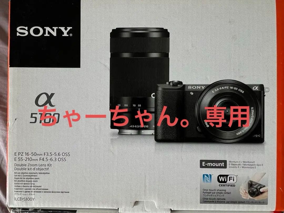 ちゃーちゃん。専用 SONY α 5100 ミラーレスカメラ E ダブルレンズ