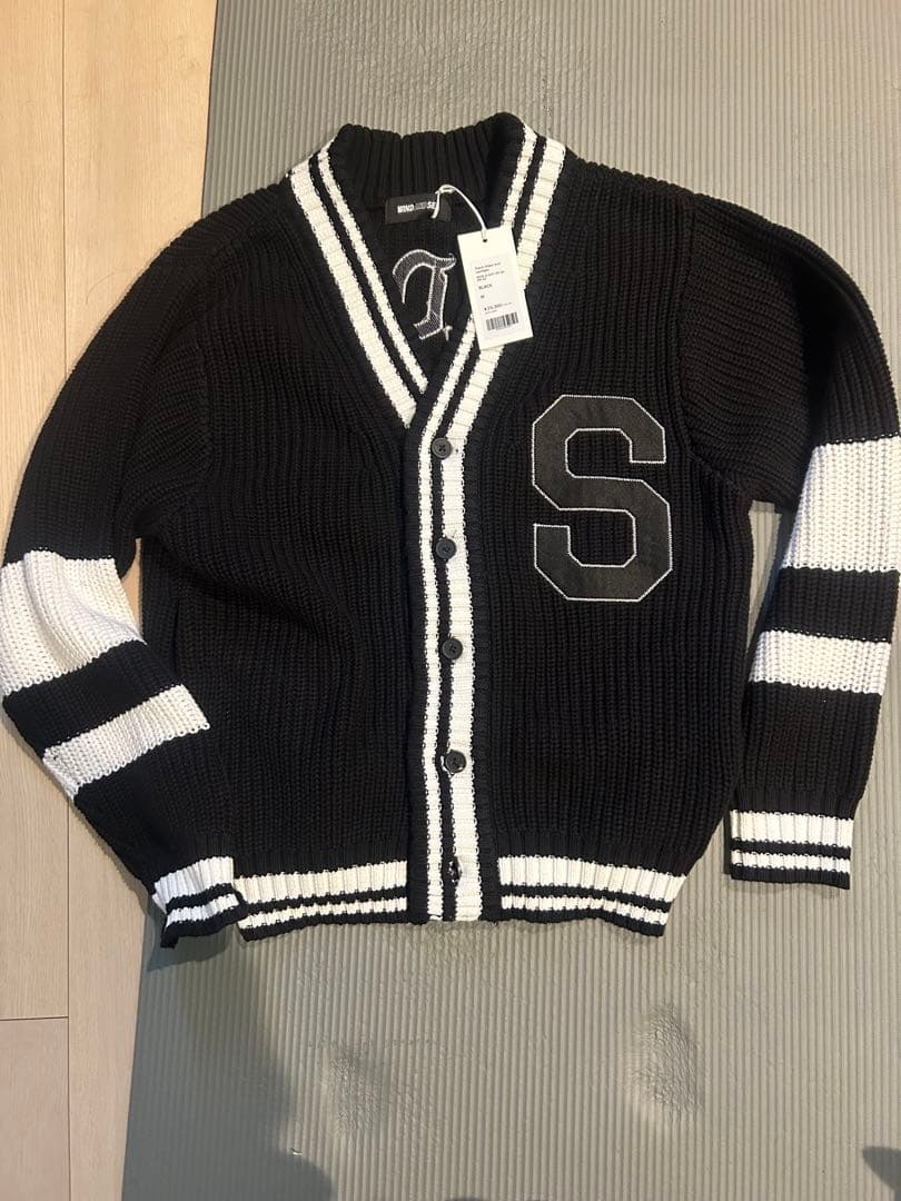 WIND AND SEA ブラックカーディガン M