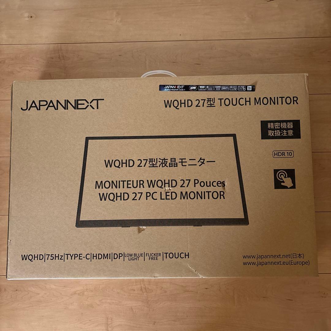 27インチ タッチパネルWQHD JN-IPS27WQHDR-C65W-T