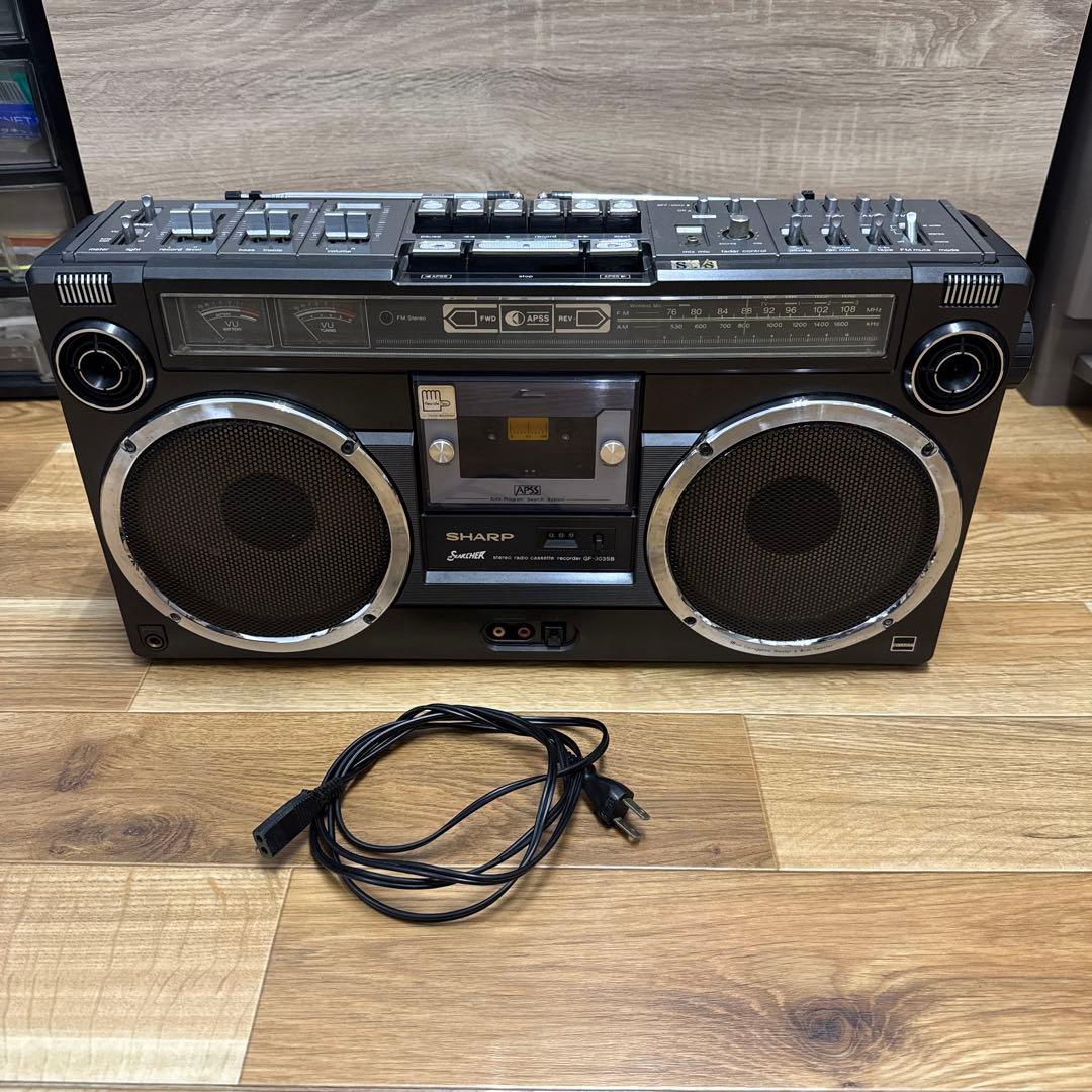 【希少】SHARP ステレオラジカセGF-303SB