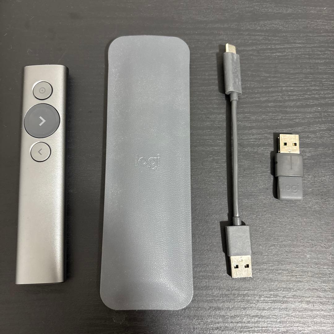 logi リモコン シルバー 充電ケーブル付き