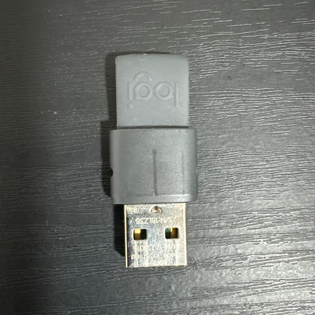 logi リモコン シルバー 充電ケーブル付き