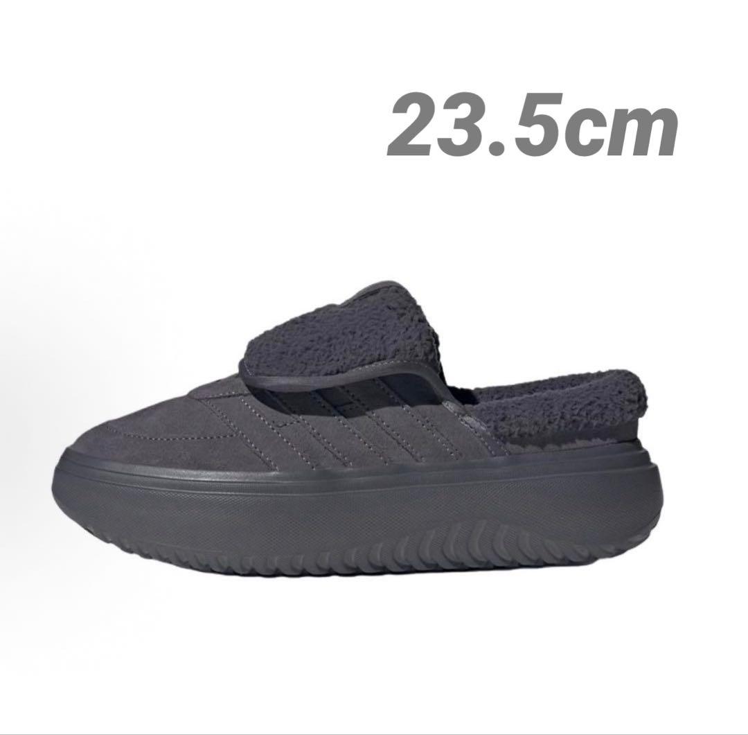 【韓国限定】adidas グランドコートミュール グレー スリッポン 23.5