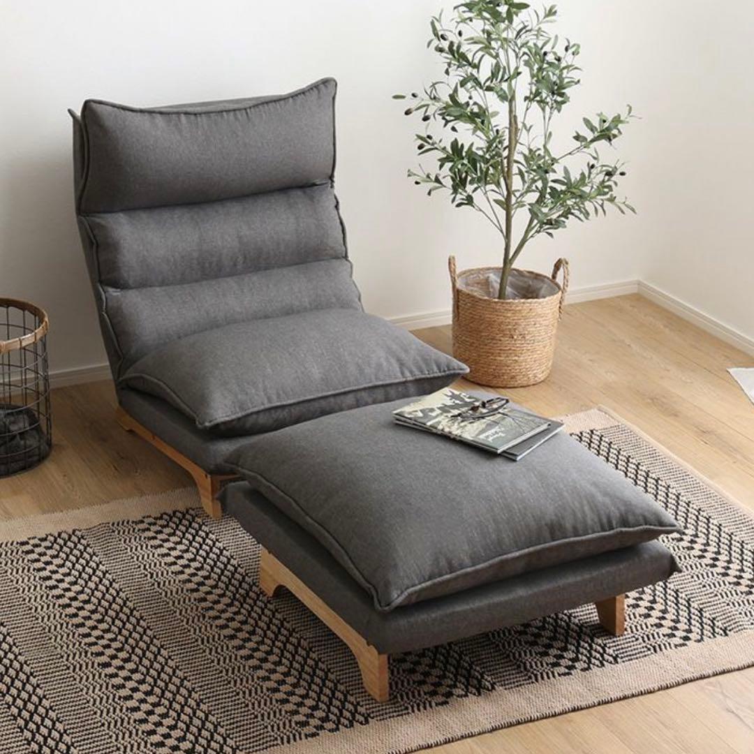 脚付リクライニングローソファ1人掛け【Cowserカウザー】 SH-07-FRZ