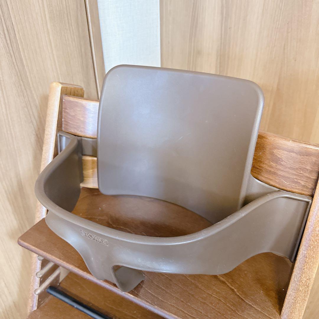 状態良好★ベビーガード付き ストッケ トリップトラップ ブラウン