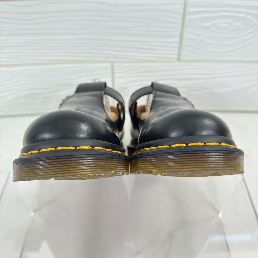 【美品】ドクターマーチン POLLEY Tバーシューズ UK3 黒 ポリー