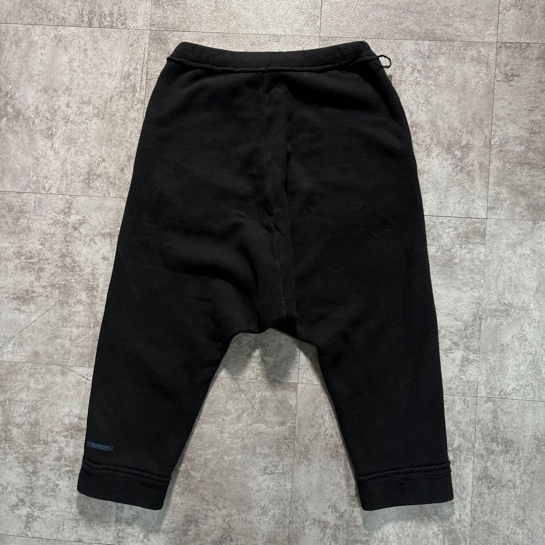 ヨウジヤマモト　サルエルスウェットパンツ　ヴィンテージ　アーカイブ　ブラック　黒
