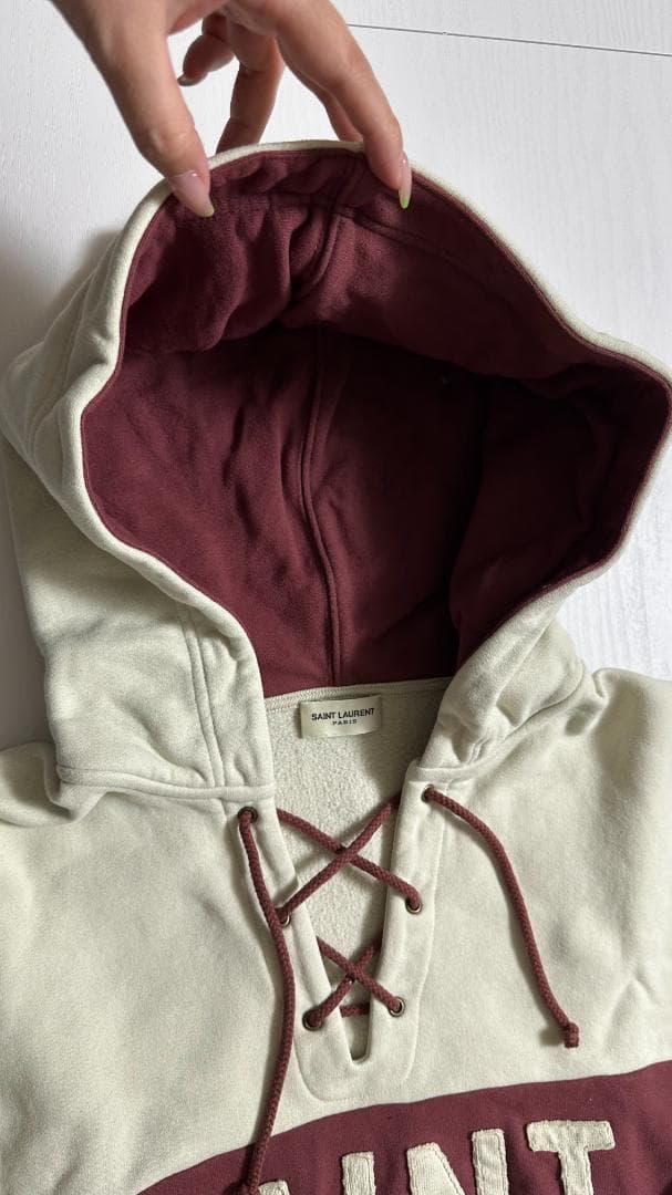SAINT LAURENT レースアップパーカー