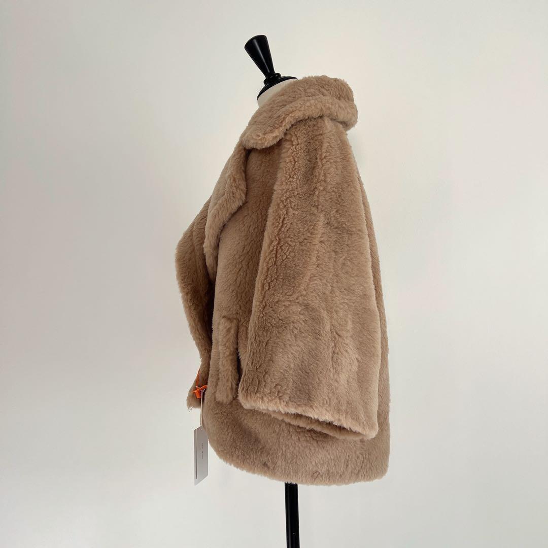 新品未使用 ベアテーラードコート アルパカ素材 ミルクティーベージュ
