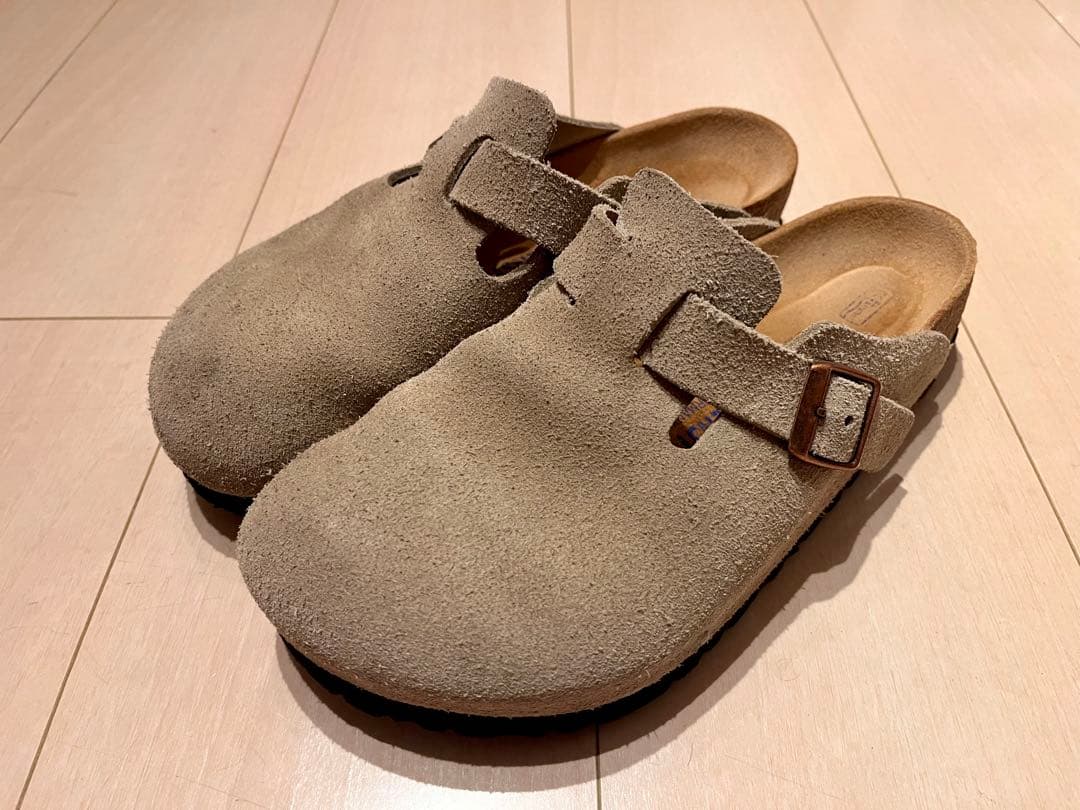 BIRKENSTOCK BOSTON ベージュ サンダル