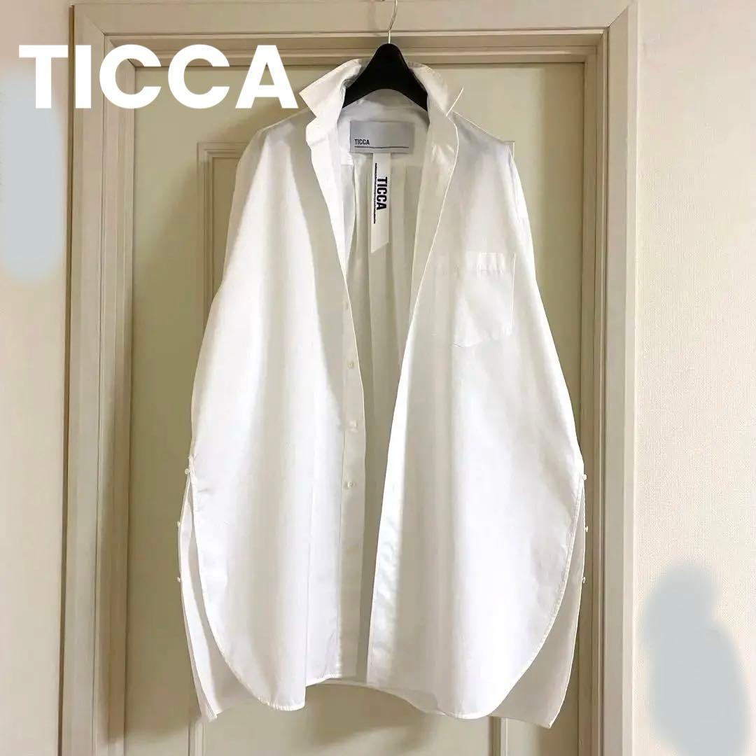 TICCA シャツ　スクエアビックシャツ　チュニック　ブラウス　ワンピース　美品